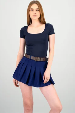 Shasa Double Layer Square Neck Bodysuit