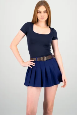 Shasa Double Layer Square Neck Bodysuit