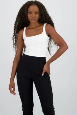 Shasa Double Layer Square Neck Top