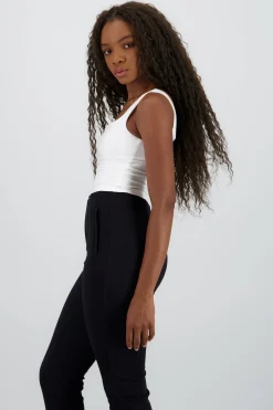 Shasa Double Layer Square Neck Top