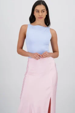 Shasa Double Layer Square Neck Bodysuit