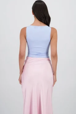 Shasa Double Layer Square Neck Bodysuit