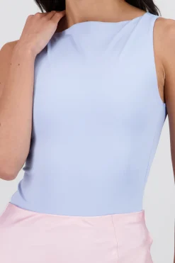 Shasa Double Layer Square Neck Bodysuit