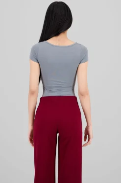 Shasa Double Layer Square Neck Bodysuit