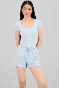 Shasa Double Layer Square Neck Bodysuit