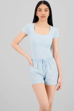 Shasa Double Layer Square Neck Bodysuit
