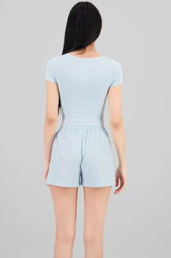 Shasa Double Layer Square Neck Bodysuit