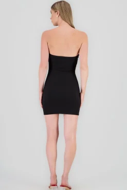 Shasa Double Layered Bandeau Mini Dress