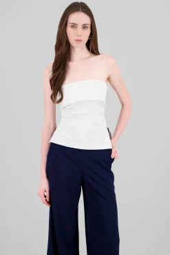 Shasa Double Neckline Tube Top