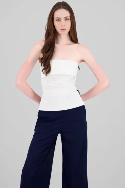 Shasa Double Neckline Tube Top