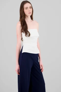 Shasa Double Neckline Tube Top