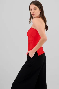 Shasa Double Neckline Tube Top