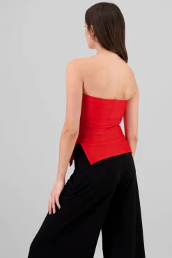 Shasa Double Neckline Tube Top