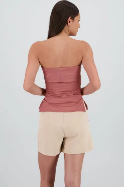 Shasa Double Neckline Tube Top