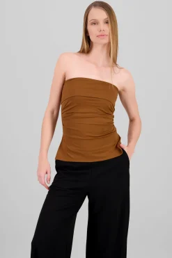 Shasa Double Neckline Tube Top