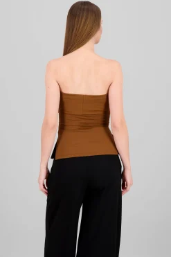 Shasa Double Neckline Tube Top