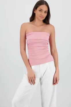 Shasa Double Neckline Tube Top