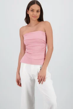 Shasa Double Neckline Tube Top