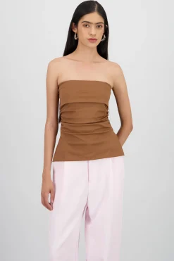 Shasa Double Neckline Tube Top