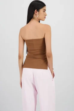 Shasa Double Neckline Tube Top