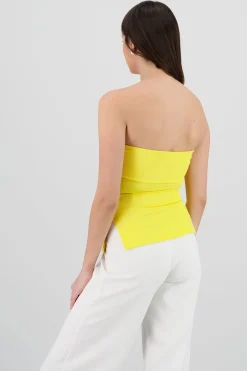 Shasa Double Neckline Tube Top