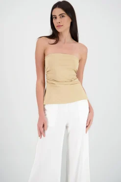Shasa Double Neckline Tube Top