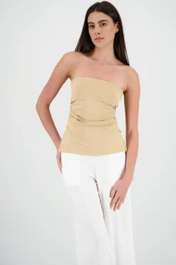 Shasa Double Neckline Tube Top