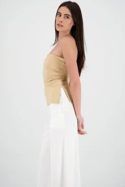 Shasa Double Neckline Tube Top