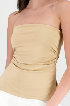 Shasa Double Neckline Tube Top