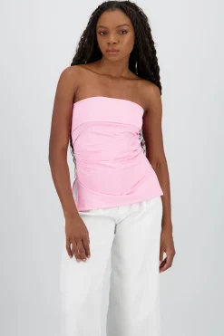 Shasa Double Neckline Tube Top