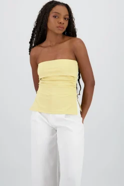 Shasa Double Neckline Tube Top