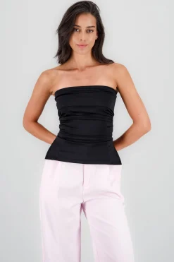 Shasa Double Neckline Tube Top