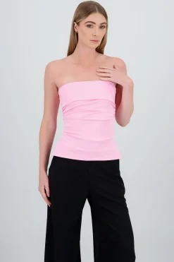 Shasa Double Neckline Tube Top