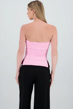 Shasa Double Neckline Tube Top
