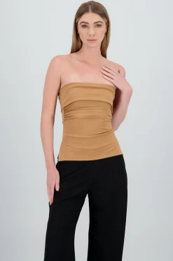 Shasa Double Neckline Tube Top