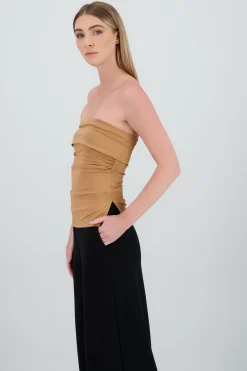 Shasa Double Neckline Tube Top
