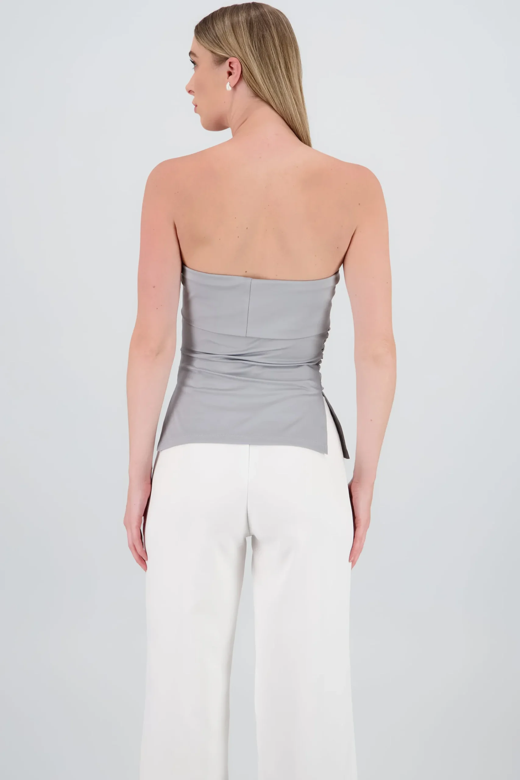 Shasa Double Neckline Tube Top