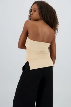 Shasa Double Neckline Tube Top