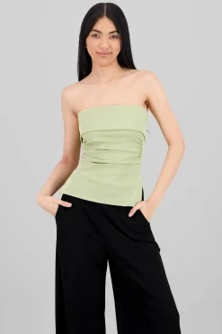 Shasa Double Neckline Tube Top