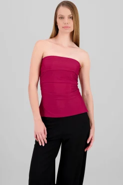 Shasa Double Neckline Tube Top