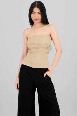 Shasa Double Neckline Tube Top