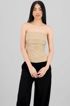 Shasa Double Neckline Tube Top