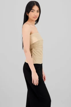 Shasa Double Neckline Tube Top