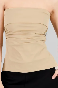 Shasa Double Neckline Tube Top