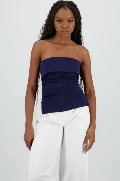 Shasa Double Neckline Tube Top