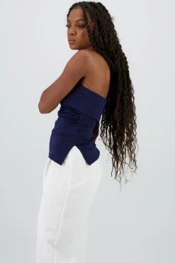 Shasa Double Neckline Tube Top