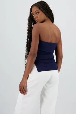 Shasa Double Neckline Tube Top