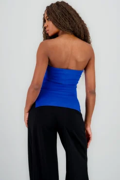 Shasa Double Neckline Tube Top