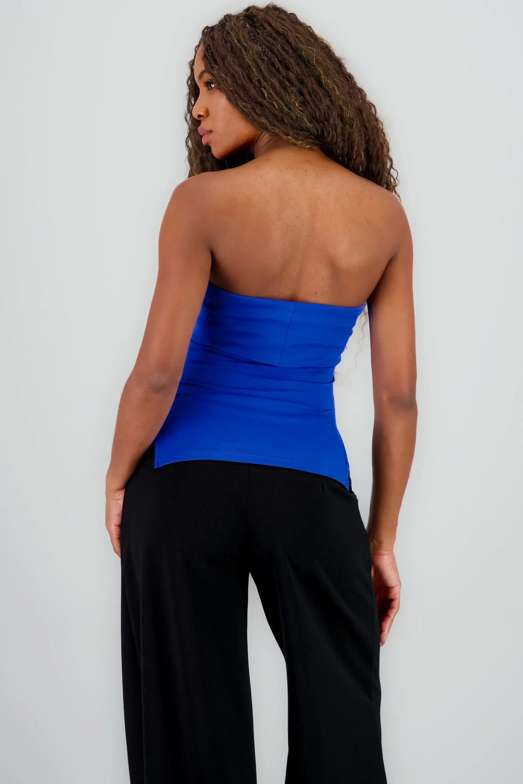 Shasa Double Neckline Tube Top