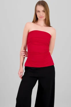 Shasa Double Neckline Tube Top